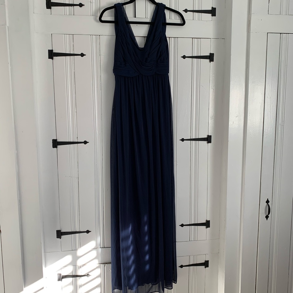 Navy bridesmaid dress